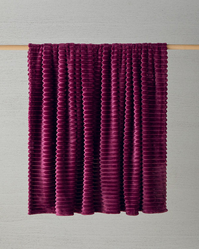 Modern Line-Striped-Super Soft-Single-Plush Blanket