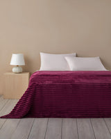 Modern Line-Striped-Super Soft-Single-Plush Blanket