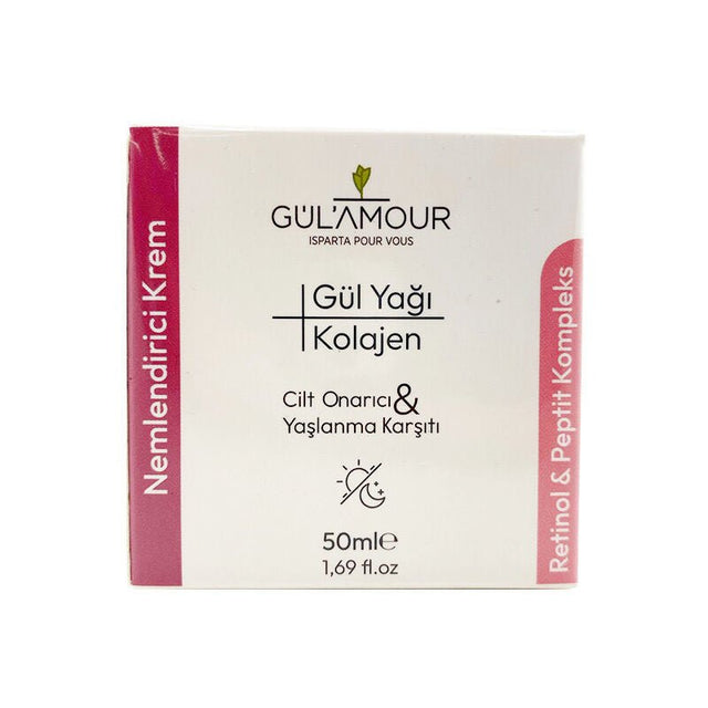 Moisturizing Cream - Hydrating & Anti - Aging with Rose Oil & Collagen - TryAladdin