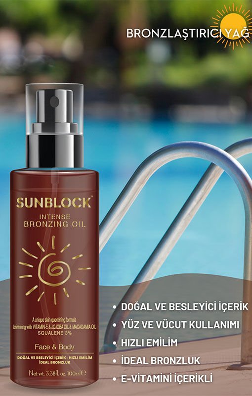 Moisturizing & Tanning Oil - Jojoba, Macadamia & Vitamin E Fast - Absorbing Formula - TryAladdin