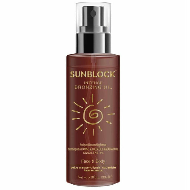 Moisturizing & Tanning Oil - Jojoba, Macadamia & Vitamin E Fast - Absorbing Formula - TryAladdin