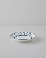 Premium Porcelain Deep Coupe Plate   19cm   Black White