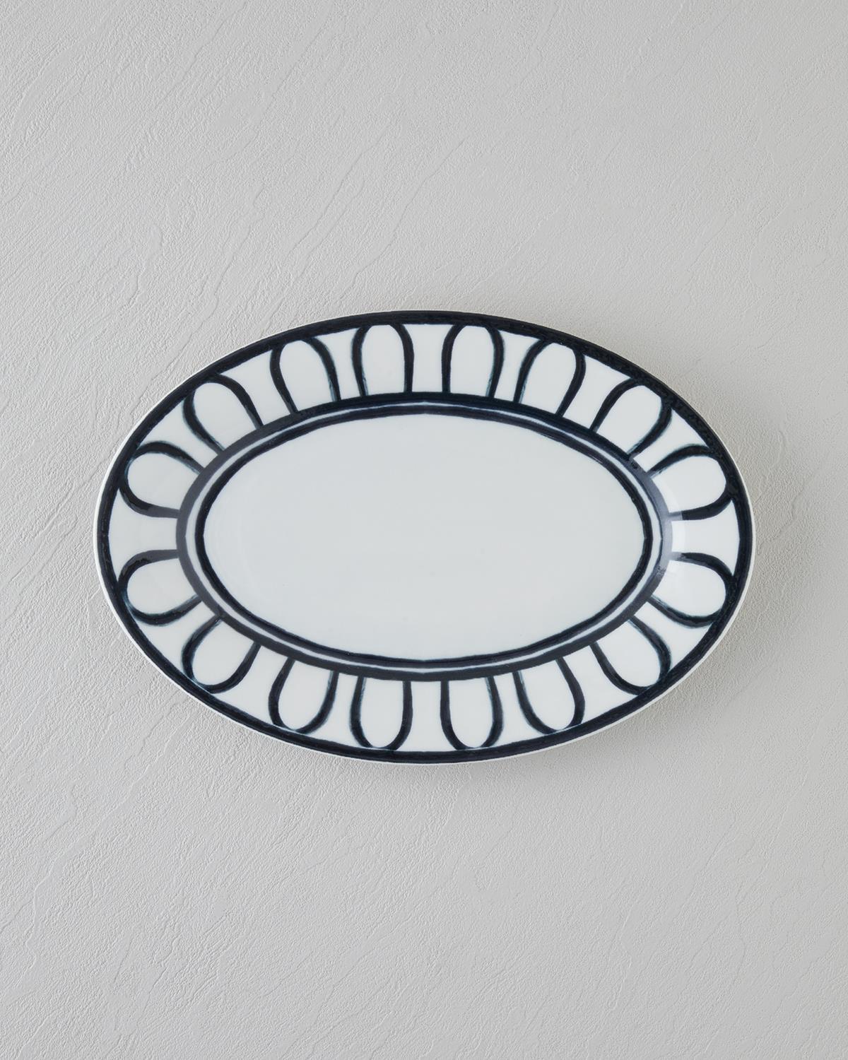 Premium-Porcelain-Serving-Dish-Black-White-30cm