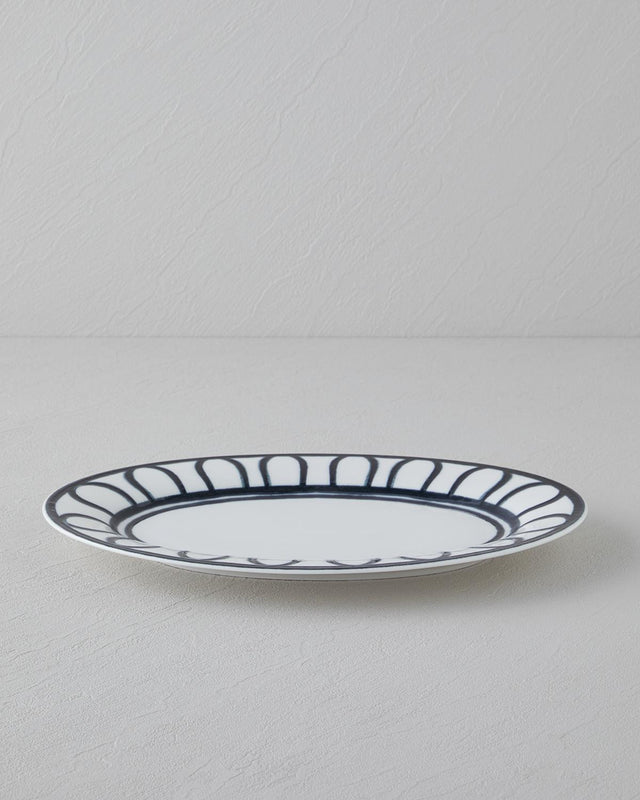 Premium-Porcelain-Serving-Dish-Black-White-30cm