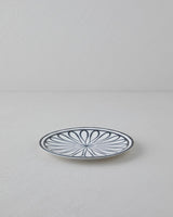 Premium Porcelain Dessert Plate Monarch Black White Serving