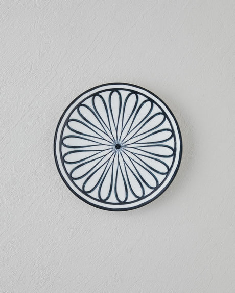 Premium-Porcelain-Dessert-Plate-Monarch-Black-White-Serving