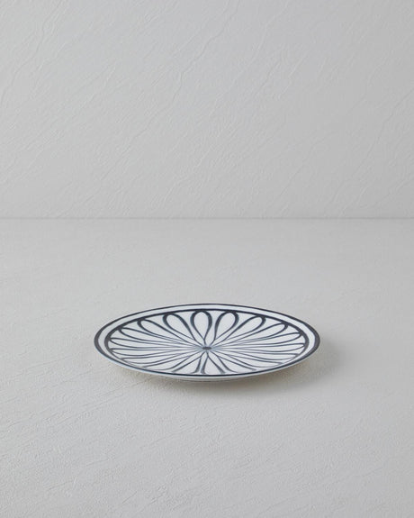 Premium-Porcelain-Dessert-Plate-Monarch-Black-White-Serving
