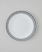 Premium Porcelain Serving Plate   Black White Professional Dinnerware   25cm