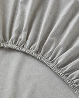 Ensemble haut de gamme housse de couette à fils teints pour lit double avec drap-housse