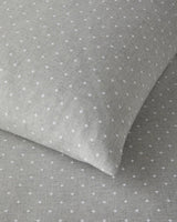 Ensemble haut de gamme housse de couette à fils teints pour lit double avec drap-housse