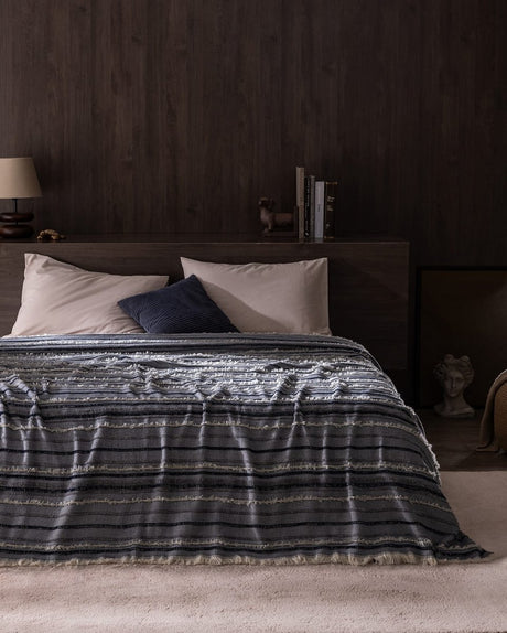 Montjalin Indigo Queen Bedspread Coverlet - TryAladdin