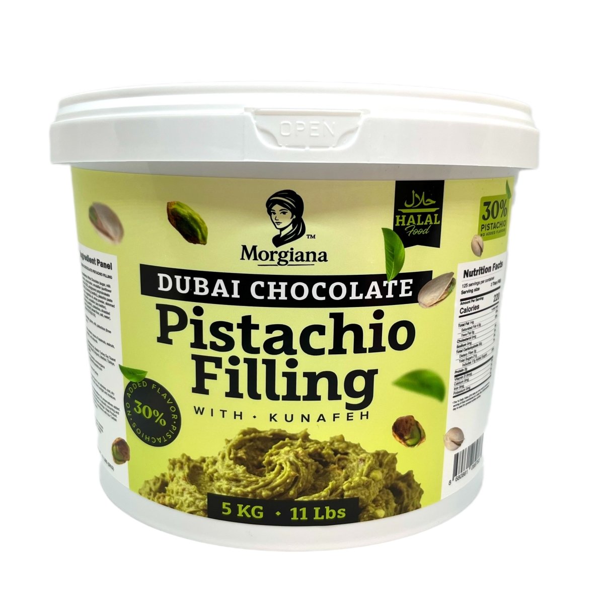 Morgiana Professional Bake - Stable Dubai Chocolate Pistachio Kunafeh Filling - TryAladdin