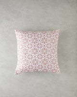 Premium-Mosaic-Pattern-Decorative-Cushion-Ecru-Burgundy