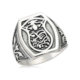 Men's Ring - Sterling Silver Kadem-i Serif Heritage Design