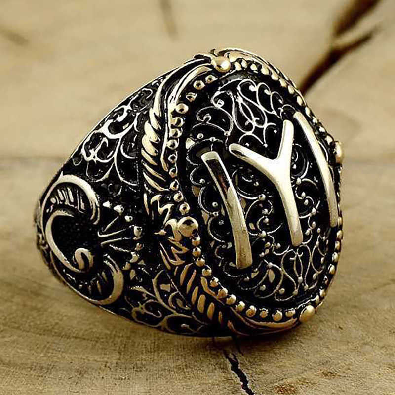 Premium Sterling Silver Kayi Tribe Crest Ring