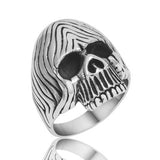 Premium Sterling Silver Skull Men's Ring