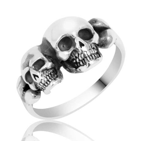 Premium Silver Men's Skull Ring