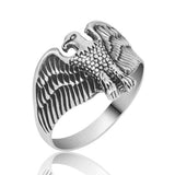 Premium Sterling Silver Eagle Design Men's Ring