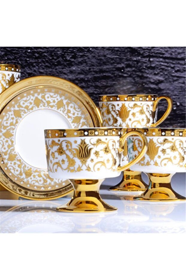 Muba Concept Premium Turkish Coffee Cup Set - 6 Person Serving - TryAladdin