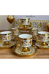 Muba Concept Premium Turkish Coffee Cup Set - 6 Person Serving - TryAladdin
