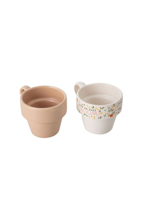 Mudo Home Bloom Premium Porcelain Espresso Cup Set 4 Piece - 2.2 kg - TryAladdin