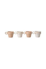 Mudo Home Bloom Premium Porcelain Espresso Cup Set 4 Piece - TryAladdin