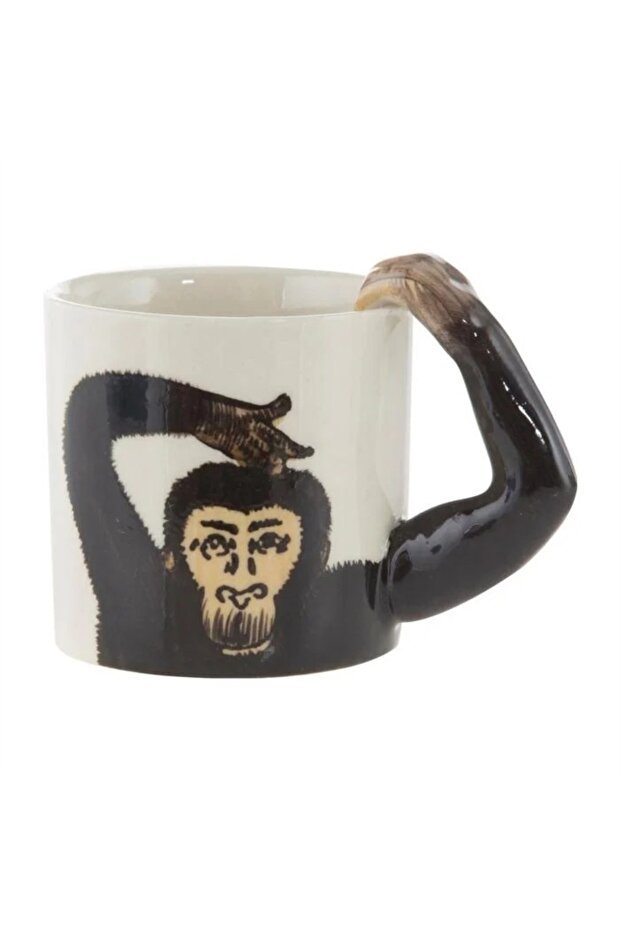 Mudo Home Premium Monkey Wild Ceramic Coffee Mug - Single Unit - TryAladdin