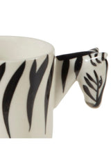 Mudo Home Premium Zebra Wild Turkish Coffee Cup - Single Piece - TryAladdin