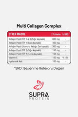 Multi Collagen Complex - 60 Tablets with HA & Vitamin C - TryAladdin