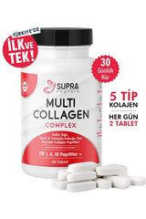 Multi Collagen Complex - 60 Tablets with HA & Vitamin C - TryAladdin