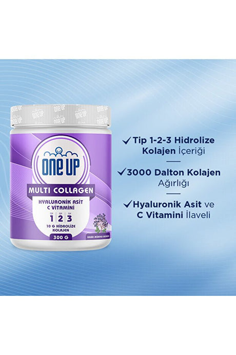 Multi Collagen Powder - 300g with Hyaluronic Acid & Vit C - TryAladdin