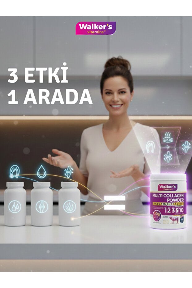 Multi Collagen Powder - 5 Types, Ceramide & Elastin, 330g - TryAladdin