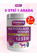 Multi Collagen Powder - 5 Types, Ceramide & Elastin, 330g - TryAladdin