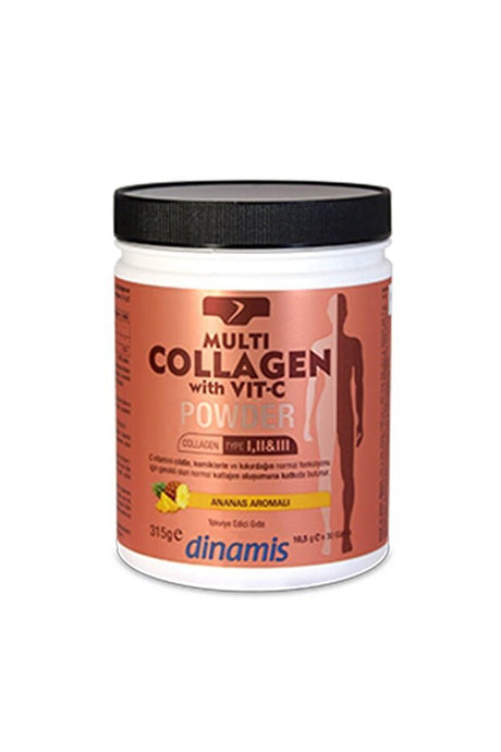 Multi Collagen Powder with Vit C - Pineapple Flavor 315g - TryAladdin