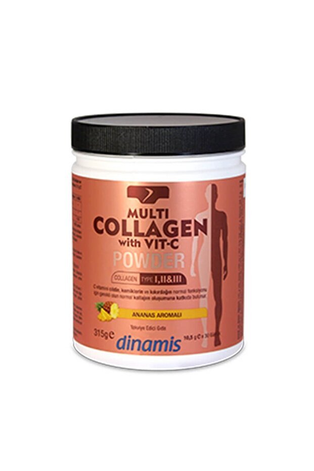 Multi Collagen Powder with Vit C - Pineapple Flavor 315g - TryAladdin