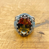 Multi - Color Zultanite Stone Men's Ring