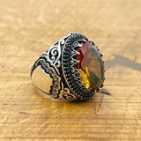 Multi - Color Zultanite Stone Men's Ring