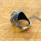 Multi - Color Zultanite Stone Men's Ring