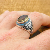 Multi Color Zultanite Stone Men's Ring