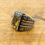 Multi - Color Zultanite Stone Men's Ring - TryAladdin