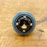 Multi - Color Zultanite Stone Men's Ring