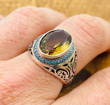 Multi Color Zultanite Stone Men's Ring