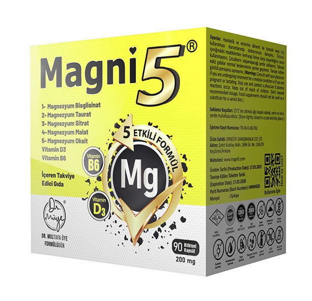 Multi - Form Magnesium Complex with B6 & D3 - Energy & Immune Support Capsules - TryAladdin