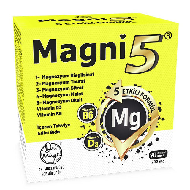 Multi - Form Magnesium Complex with B6 & D3 - Energy & Immune Support Capsules - TryAladdin