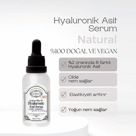 Multi - Molecular Hyaluronic Acid Serum - Hydrating, Anti - Aging & Brightening - TryAladdin