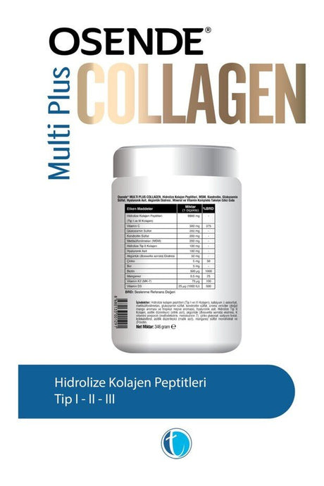 Multi Plus Collagen Powder - 10,000mg Hydrolyzed Collagen, 30 Servings - TryAladdin