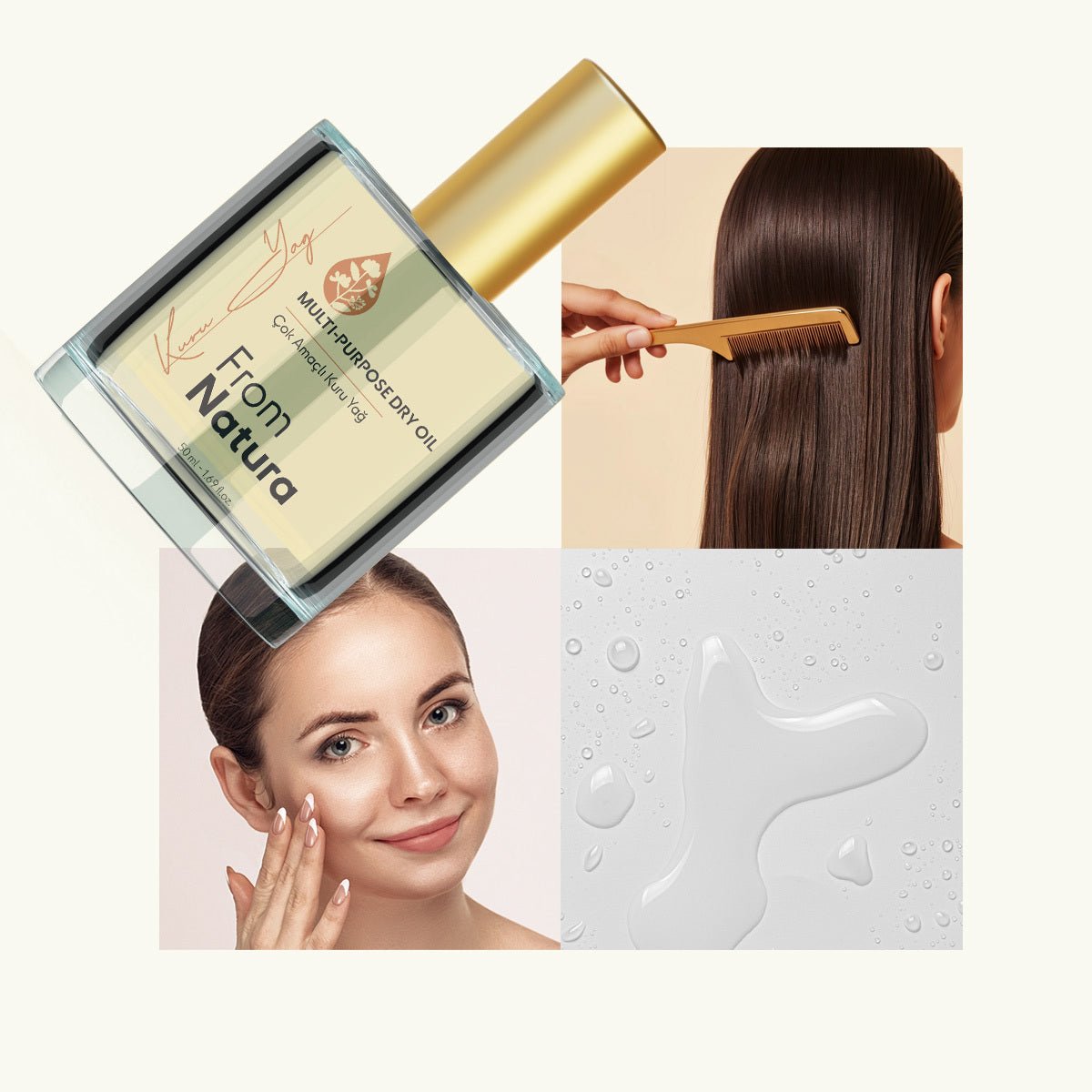 Multi - Purpose Nourishing & Hydrating Botanical Dry Oil - TryAladdin