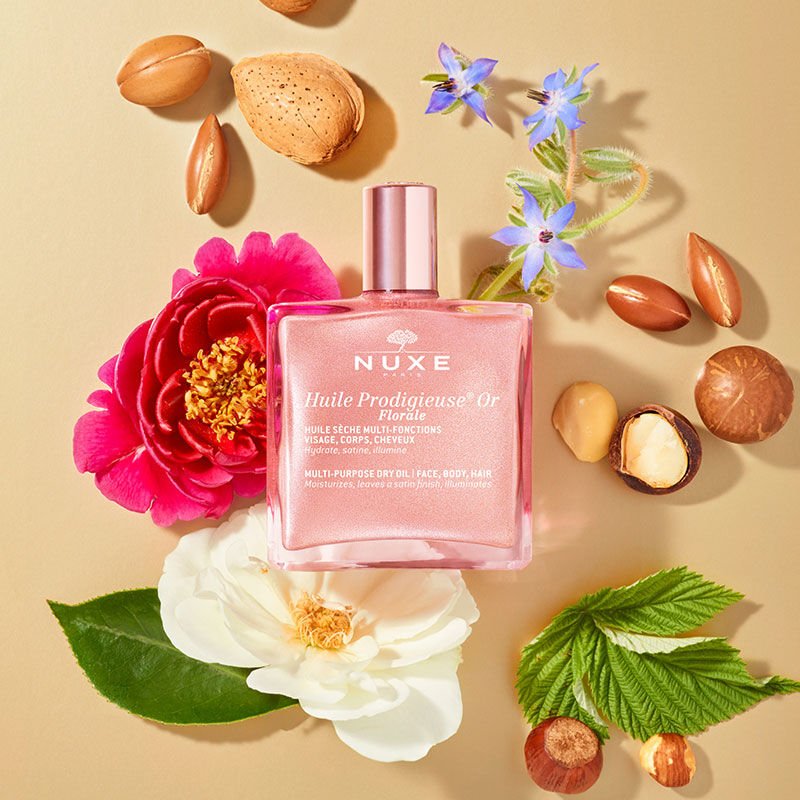 Multi - Purpose Shimmering Dry Oil - Nourishing & Illuminating Floral Elixir - TryAladdin