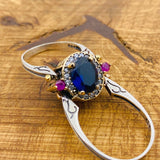 Multi Stone Ring, Sapphire & Zultanite Oval