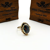 Multicolor Mystic Topaz Stone Ring